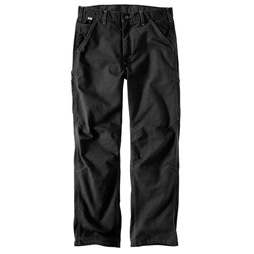 Carhartt FR Duck Dungaree pants in Black